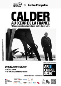 Affiche de Calder à l'Hôtel Goüin 
